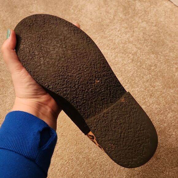 Seven Dials Women's "Marisah" Black & Leopard Print Ankle Boots Size 9 - Picture 8 of 9